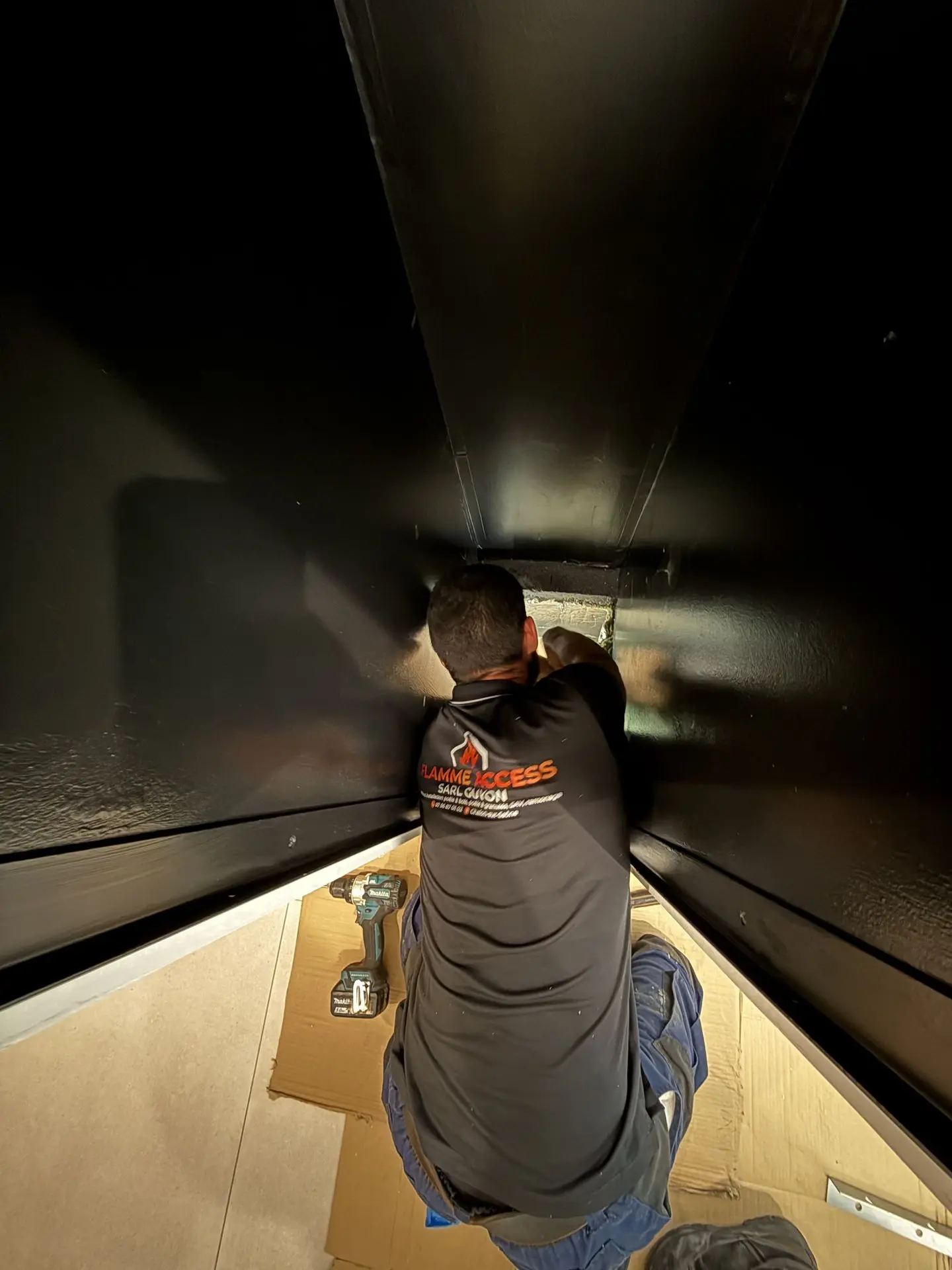 Installation d'un poêle à bois Skantherm à Chagny